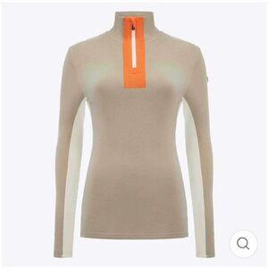 NWT We Norwegians Tryvann quarter zip ski top, size S